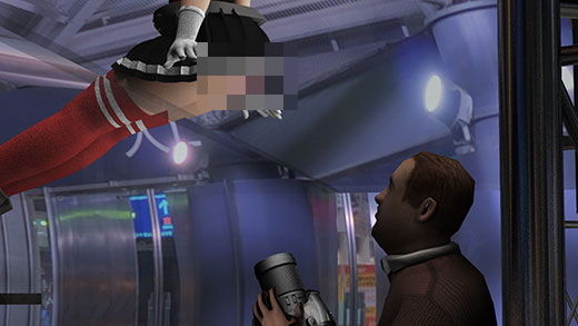 ゲームショウの1セッションで「編隊これくしょん」の陸奥（りくおく）のコスプレ女子として登場した激ミニちゃん舐めるように撮影した盗撮動画（シーン2:ハーフミラーのス…4