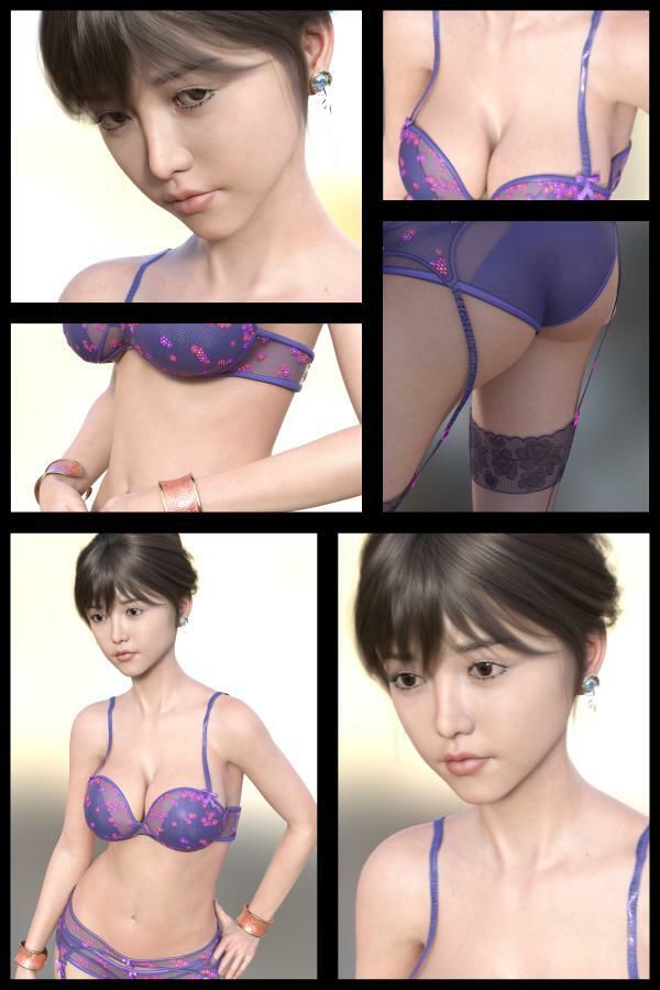 『理想の彼女を3DCGで作ります』から生まれたバーチャルアイドル「美佳（みか）」の下着写真集:Mika-011