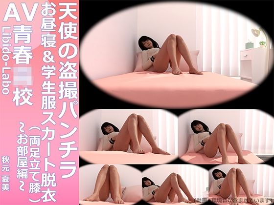 【【￥All】『理想の彼女を3DCGで作ります』から生まれたバーチャルアイドル「秋元夏美」天使のお昼寝盗撮パンチラ動画（学生服スカート脱衣＆両足立て膝）】Libido-Labo