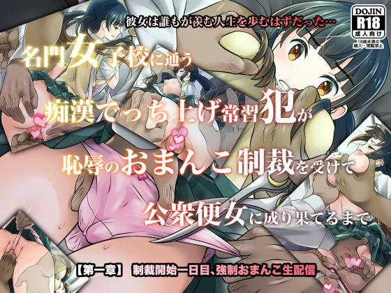 【名門女子校に通う痴●でっち上げ常習犯が恥辱のおまんこ制裁を受けて公衆便女に成り果てるまで【第一章】制裁開始一日目、強●おまんこ生配信】アルビノフェアリー