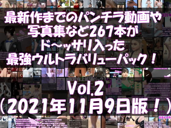 【最新作までのパンチラ動画や写真集など267本がドッサリ入った最強ウルトラバリューパック！Vol.2（2021年11月9日版！）】Libido-Labo