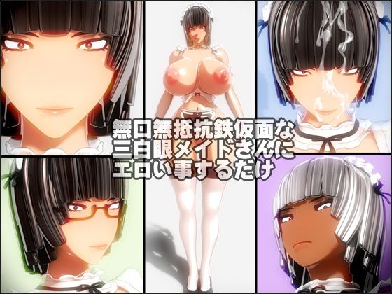 【無口無抵抗鉄仮面な三白眼メイドさんにエロい事するだけ】NO NEED