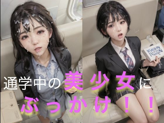 【電車で通学中の美少女にぶっかけスペシャル】リアルな世界でのエロ