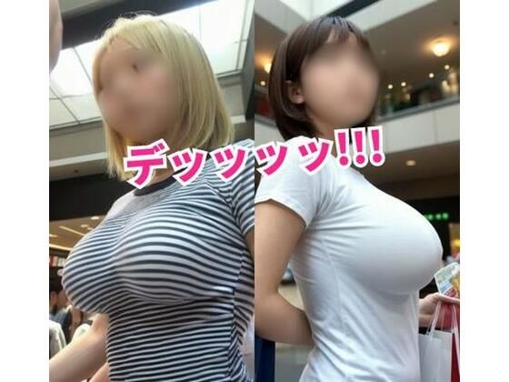 【デッッッッ！！！ ショッピングモールで見かけた着衣巨乳100人をロックオン！【AI美女】】ヌグサメ